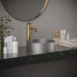 Karran Vineyard 1.2 GPM Single Lever Handle Lead-free Brass ADA Bathroom Faucet, Vessel, Gold, KBF472G