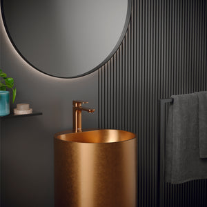 Alternate Image for Karran Venda 1.2 GPM Single Lever Handle Lead-free Brass ADA Bathroom Faucet, Basin, Brushed Copper, KBF510BC