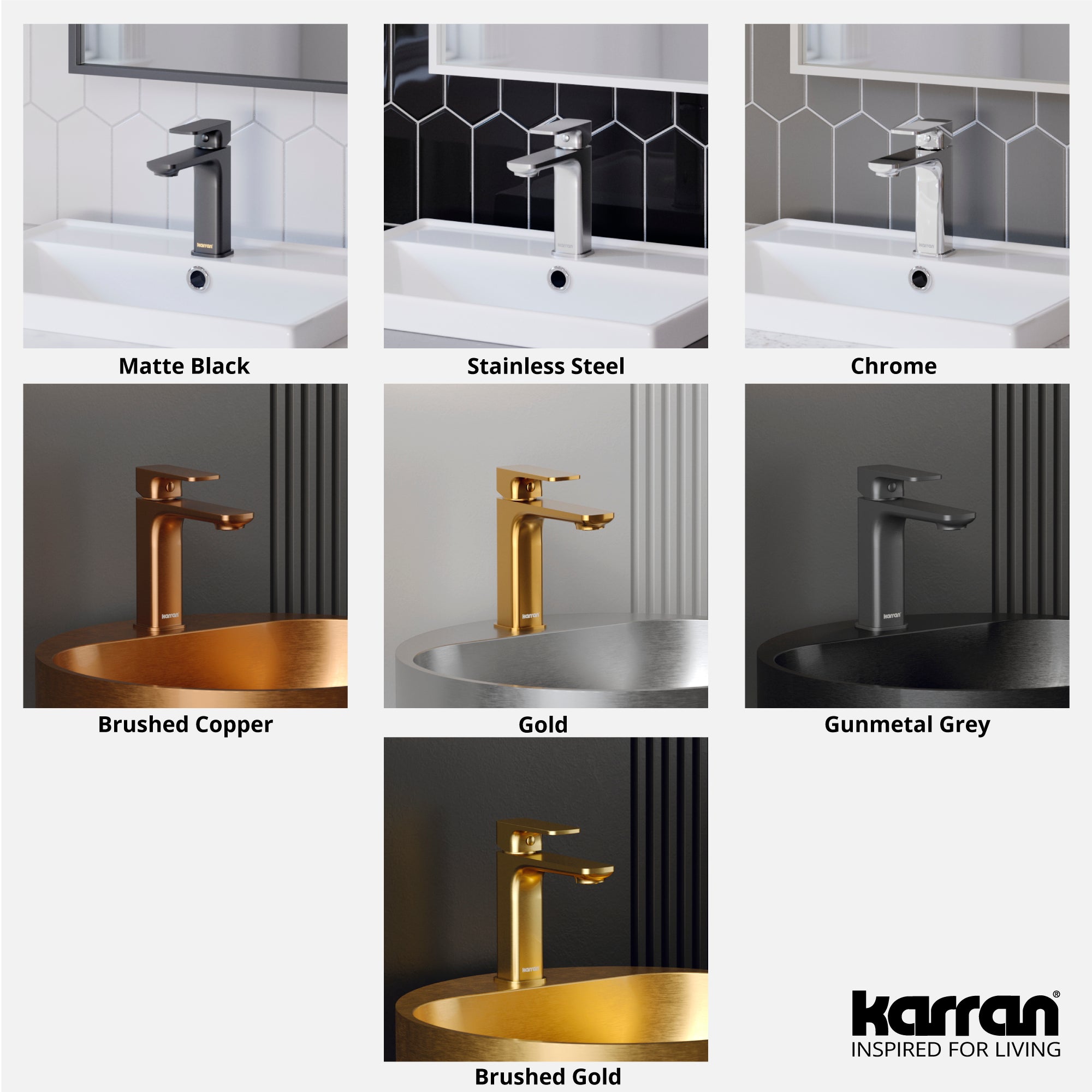 Karran Venda 1.2 GPM Single Lever Handle Lead-free Brass ADA Bathroom Faucet, Basin, Brushed Copper, KBF510BC