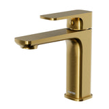 Karran Venda 1.2 GPM Single Lever Handle Lead-free Brass ADA Bathroom Faucet, Basin, Brushed Gold, KBF510BG