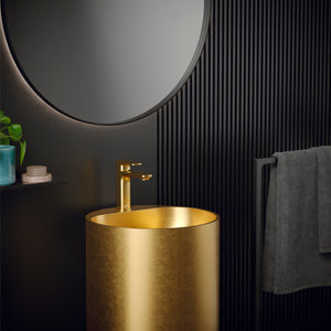 Alternate Image for Karran Venda 1.2 GPM Single Lever Handle Lead-free Brass ADA Bathroom Faucet, Basin, Brushed Gold, KBF510BG
