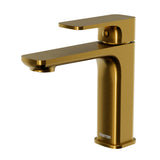 Karran Venda 1.2 GPM Single Lever Handle Lead-free Brass ADA Bathroom Faucet, Basin, Gold, KBF510G