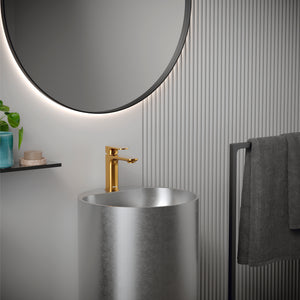 Alternate Image for Karran Venda 1.2 GPM Single Lever Handle Lead-free Brass ADA Bathroom Faucet, Basin, Gold, KBF510G