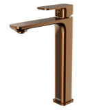 Karran Venda 1.2 GPM Single Lever Handle Lead-free Brass ADA Bathroom Faucet, Vessel, Brushed Copper, KBF512BC