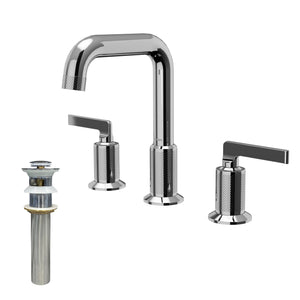 Alternate Image for Karran Gillingham 1.2 GPM Double Lever Handle Lead-free Brass ADA Bathroom Faucet, Widespread, Chrome, KBF534C