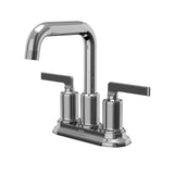 Karran Gillingham 1.2 GPM Double Lever Handle Lead-free Brass ADA Bathroom Faucet, Centerset, Chrome, KBF536C