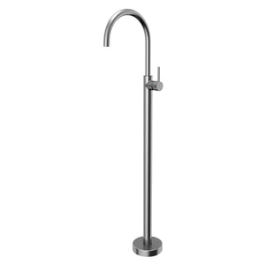 Alternate Image for Karran Howick 1.5 GPM Single Lever Handle Lead-free Brass Bathroom Faucet, Freestanding Floor Mounted, Stainless Steel, KBF650SS