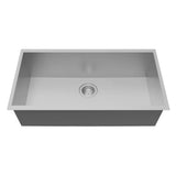 Karran Fusion 33" Undermount Stainless Steel Kitchen Sink with Accessories, 18 Gauge, UUMSB3321-PK1