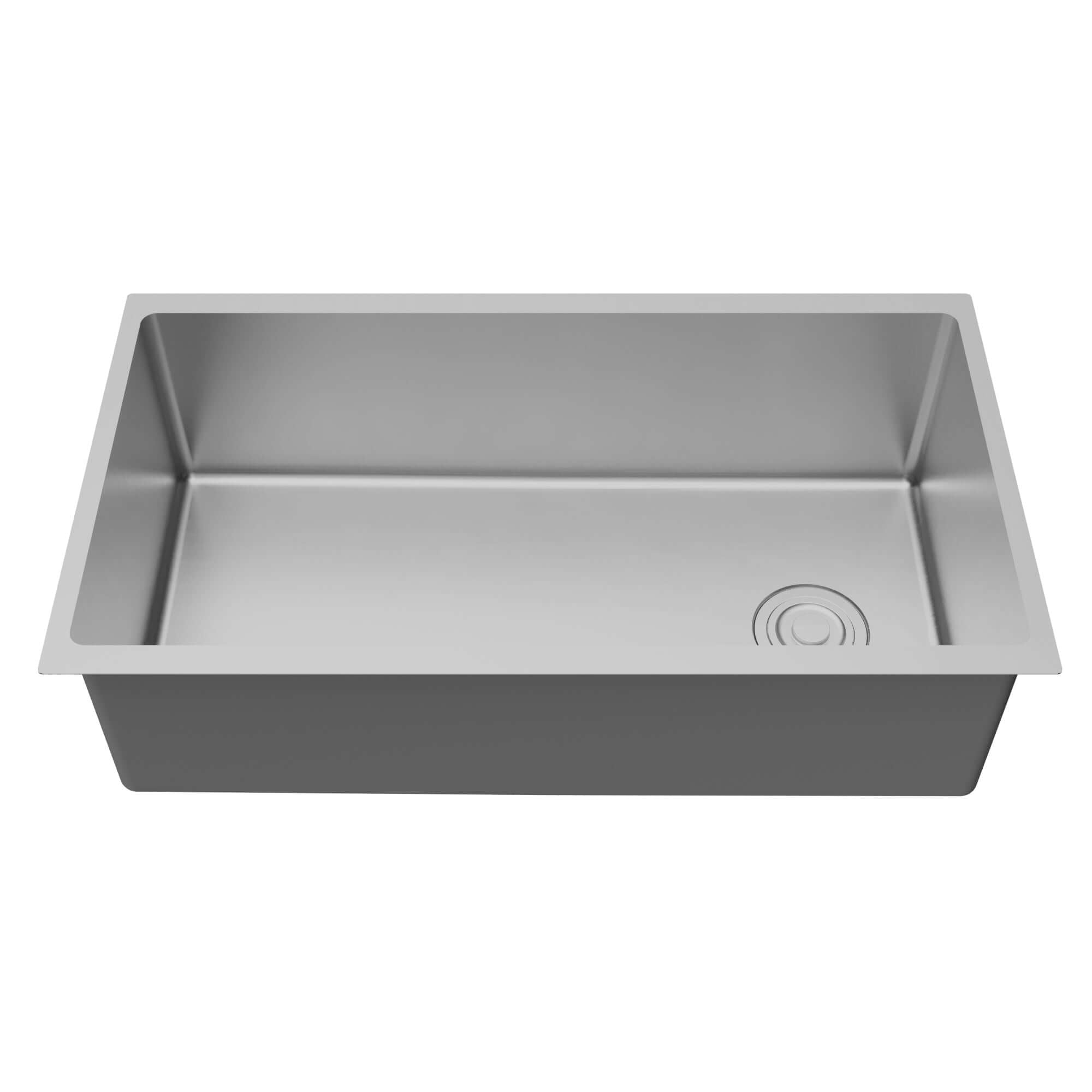 Karran Fusion 33" Undermount Stainless Steel ADA Kitchen Sink with Accessories, 16 Gauge, UUMSB3331-PK1