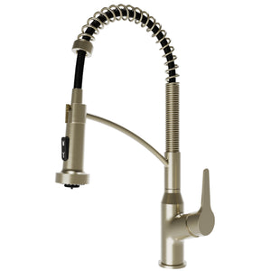 Alternate Image for Karran Scottsdale 1.8 GPM Single Lever Handle Lead-free Brass ADA Kitchen Faucet, Pull-Down, Spot-Free Champagne Bronze, KKF210SFCB