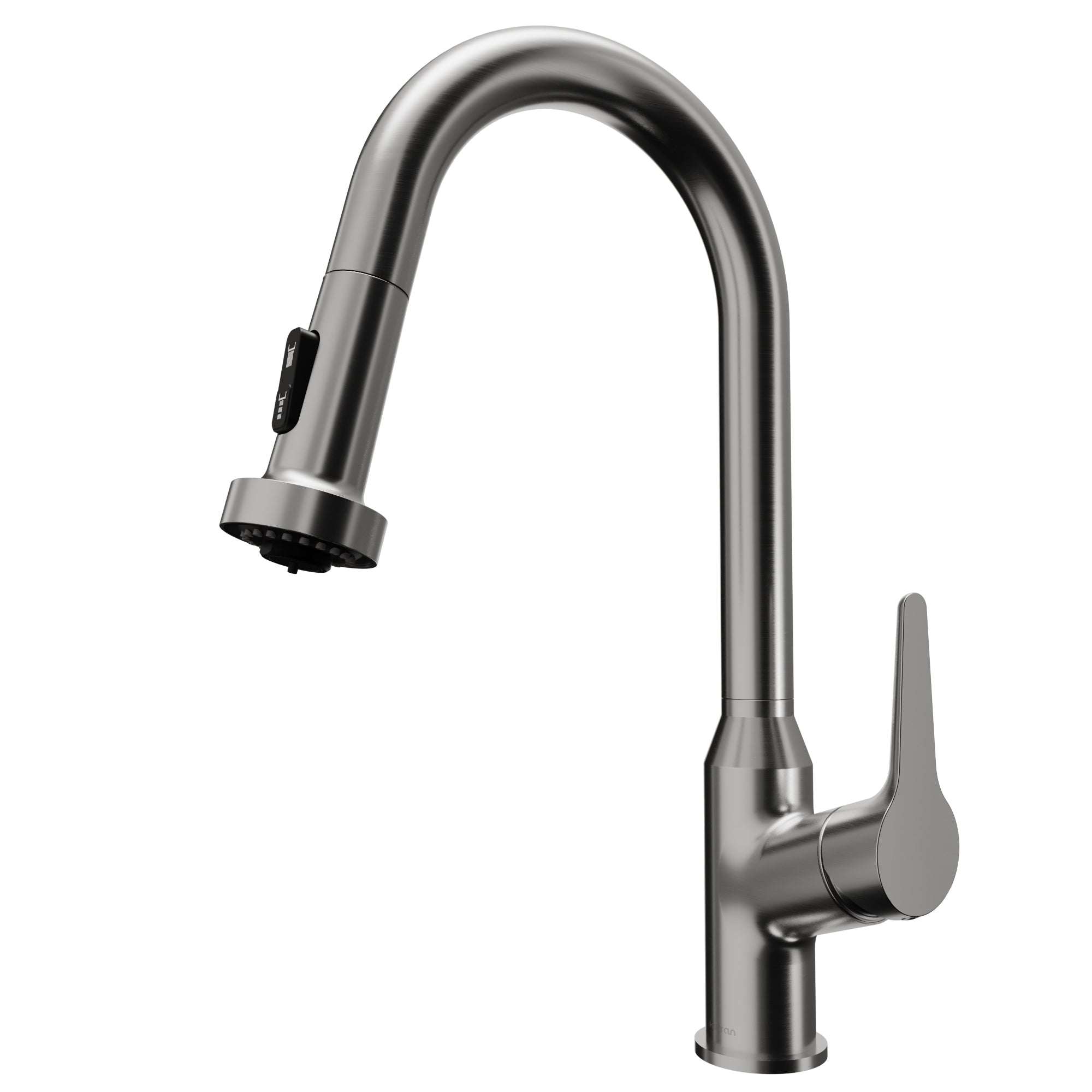 Main Image of Karran Dockton Single Lever Handle Lead-free Brass ADA Kitchen Faucet, Pull Down, Stainless Steel, KKF250SS
