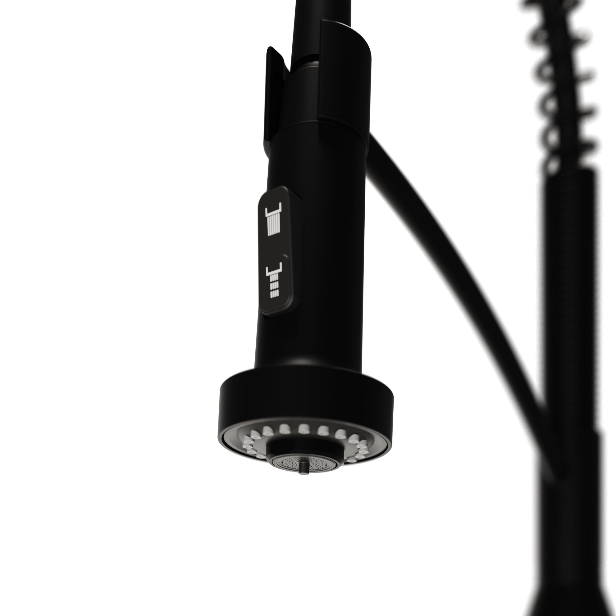 Alternative View of Karran Scottsdale Single Lever Handle Lead-free Brass ADA Kitchen Faucet, Pull Down, Matte Black, KKF210MB