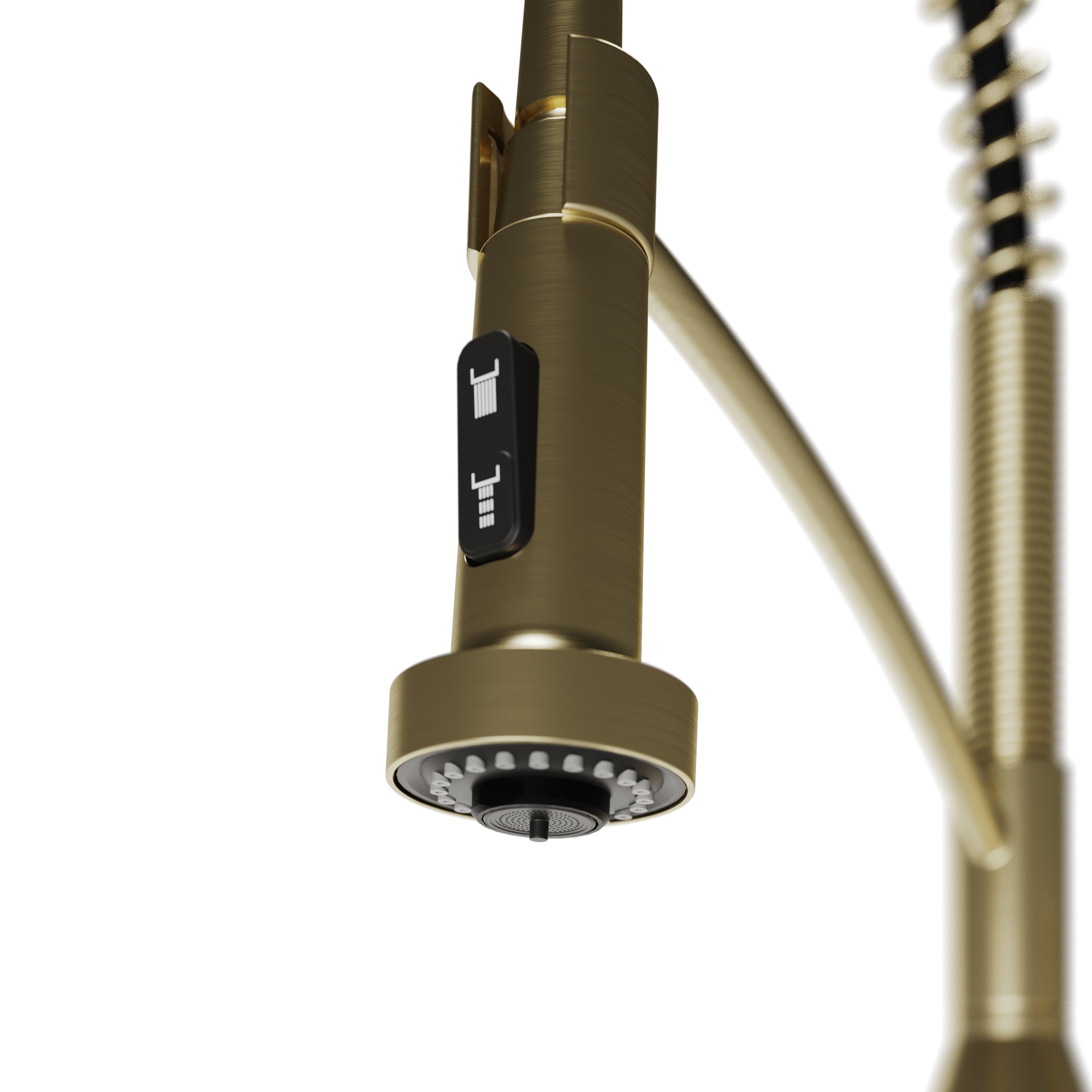Karran Scottsdale 1.8 GPM Single Lever Handle Lead-free Brass ADA Kitchen Faucet, Pull-Down, Spot-Free Brushed Gold, KKF210SFBG
