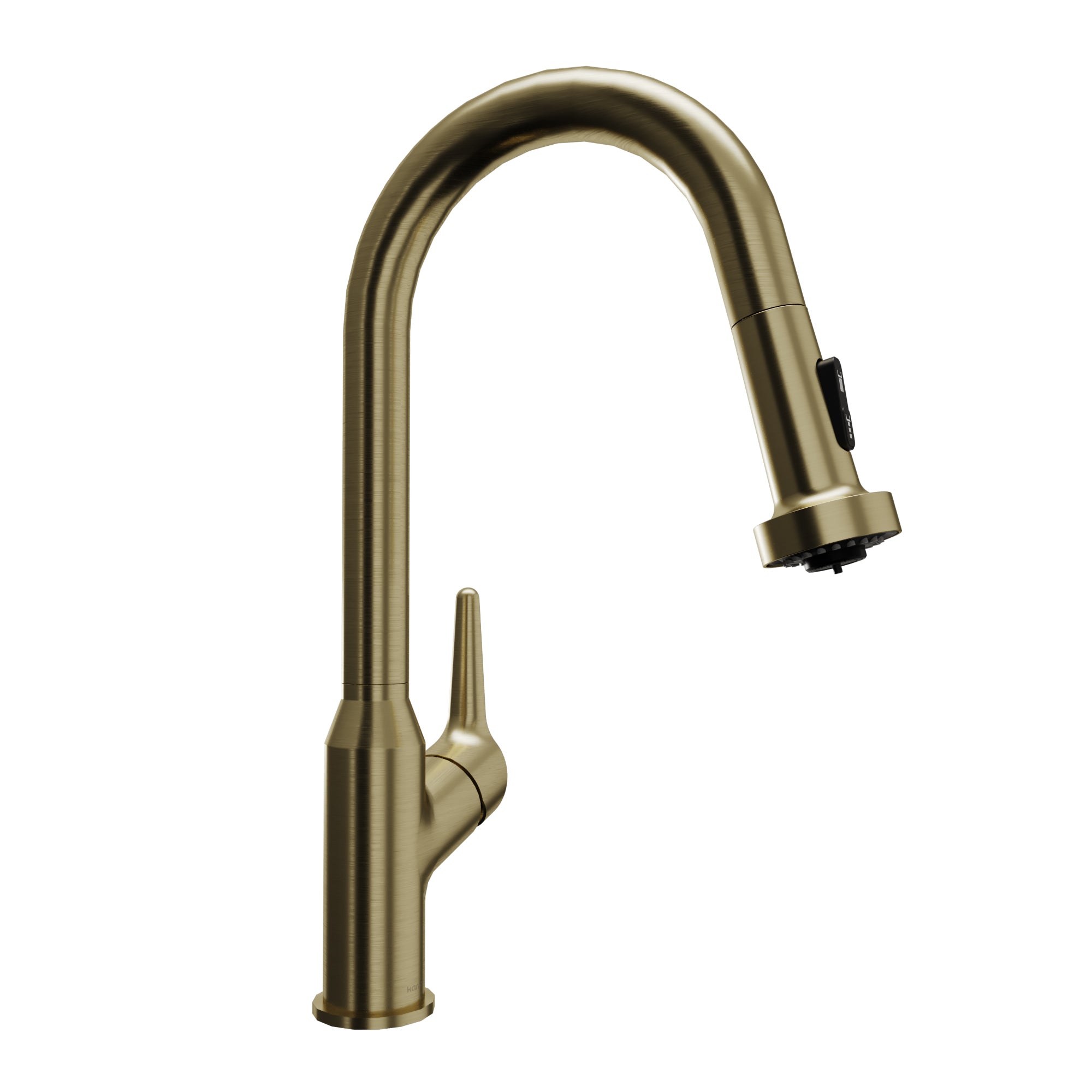 Karran Scottsdale 1.8 GPM Single Lever Handle Lead-free Brass ADA Kitchen Faucet, Pull-Down, Spot-Free Brushed Gold, KKF250SFBG