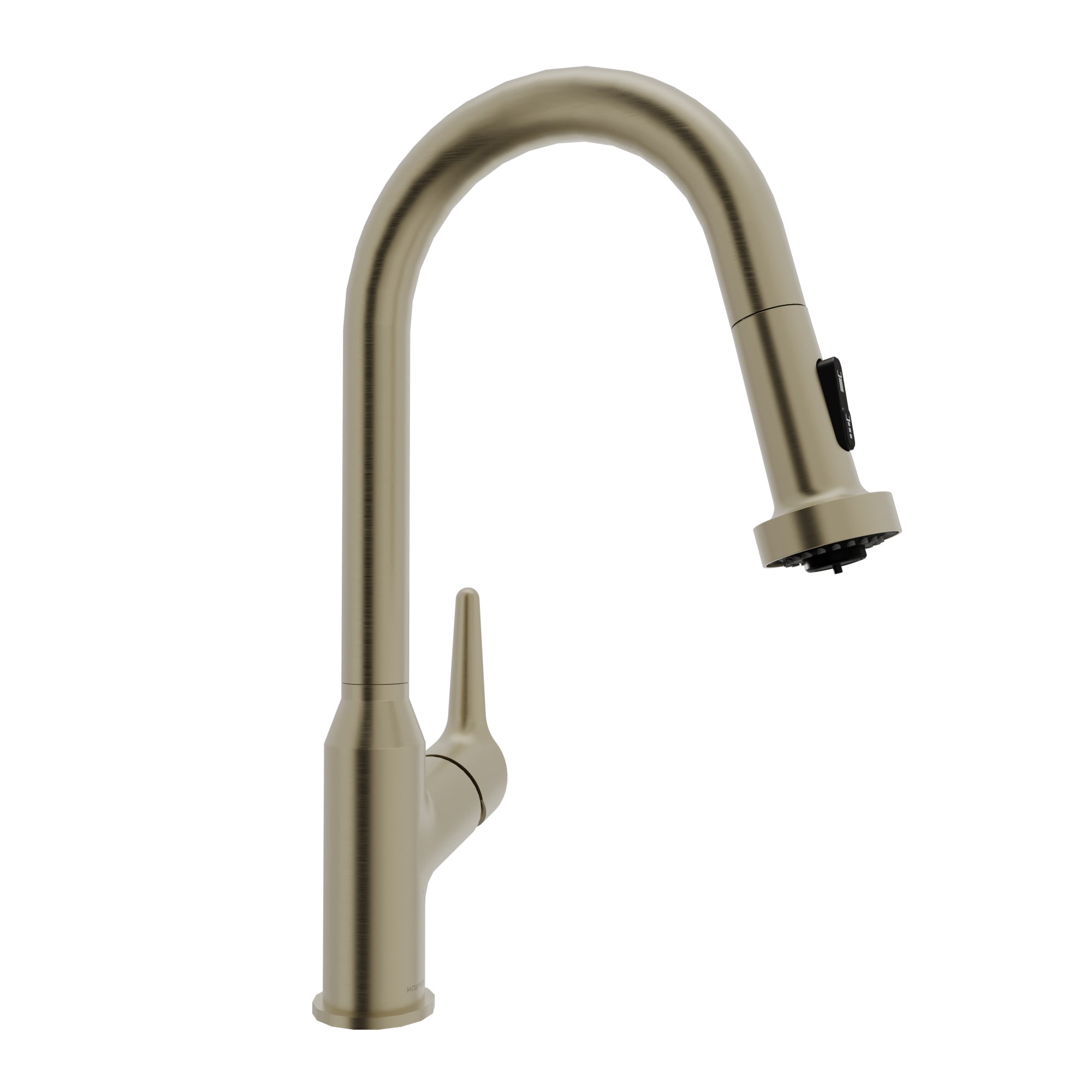 Karran Scottsdale 1.8 GPM Single Lever Handle Lead-free Brass ADA Kitchen Faucet, Pull-Down, Spot-Free Champagne Bronze, KKF250SFCB