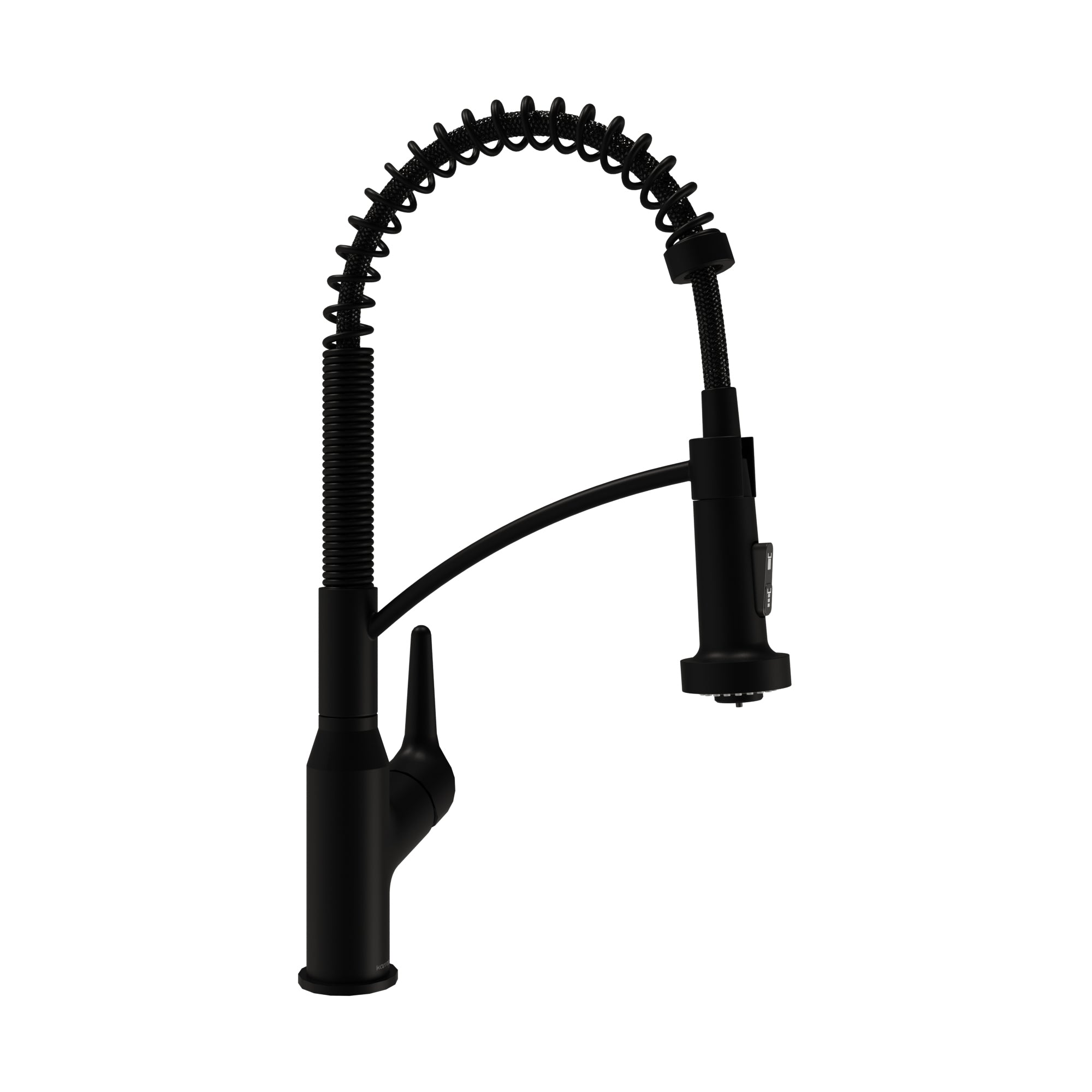 Alternative View of Karran Scottsdale Single Lever Handle Lead-free Brass ADA Kitchen Faucet, Pull Down, Matte Black, KKF210MB