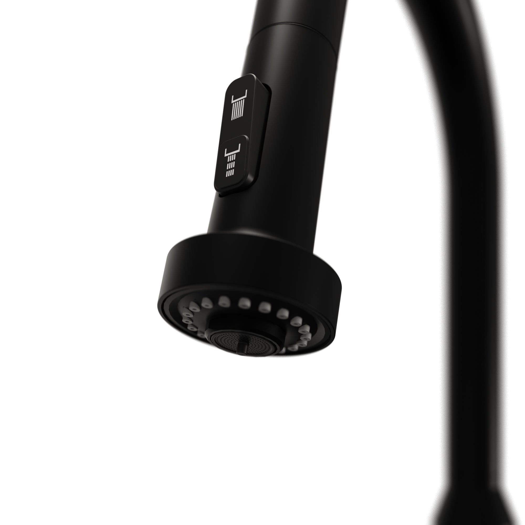 Alternative View of Karran Dockton 1.8 GPM Single Lever Handle Lead-free Brass ADA Kitchen Faucet, Pull-Down Kitchen, Matte Black, KKF250MB