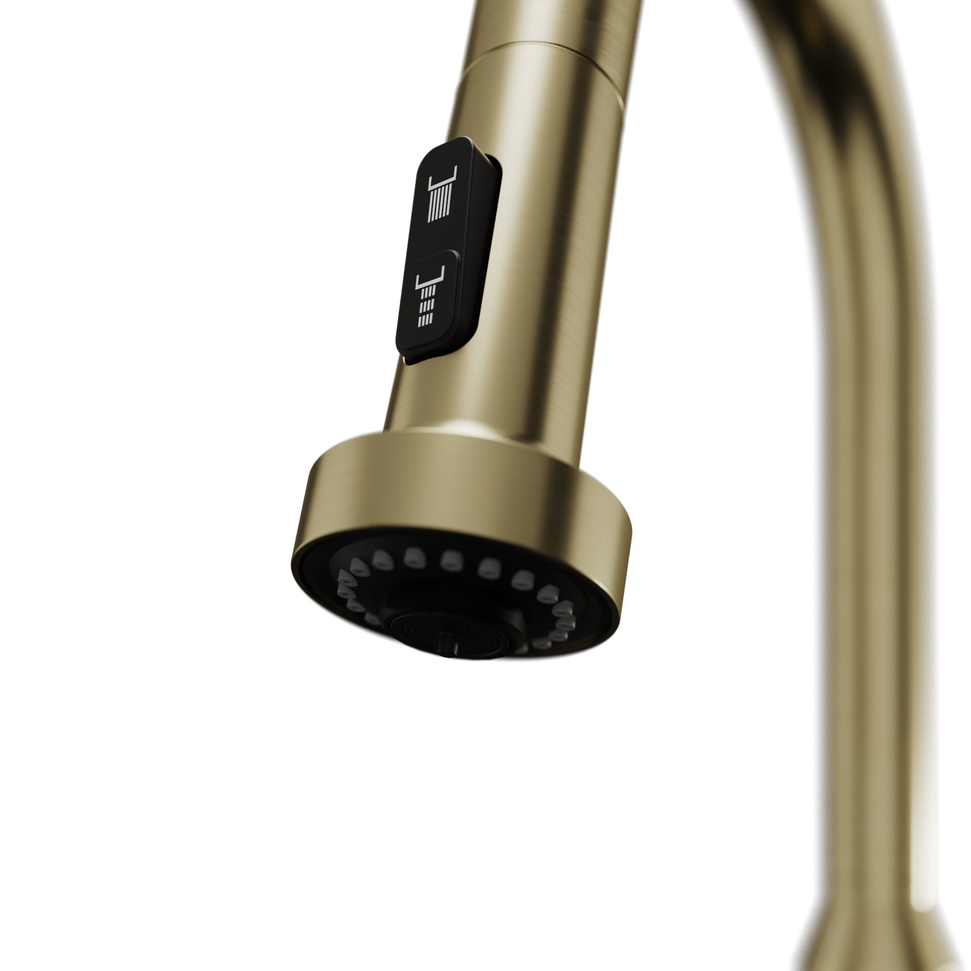 Karran Scottsdale 1.8 GPM Single Lever Handle Lead-free Brass ADA Kitchen Faucet, Pull-Down, Spot-Free Brushed Gold, KKF250SFBG
