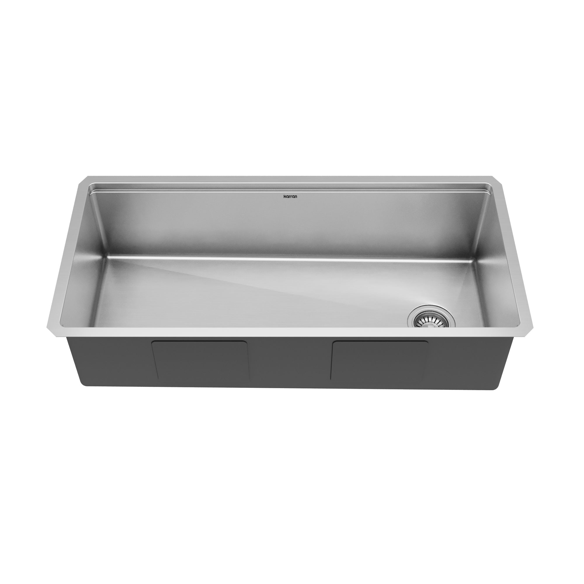 Alternative View of Karran Elite Workstation 39" Undermount Stainless Steel Workstation Kitchen Sink with Accessories, 16 Gauge, WS-39-PK1