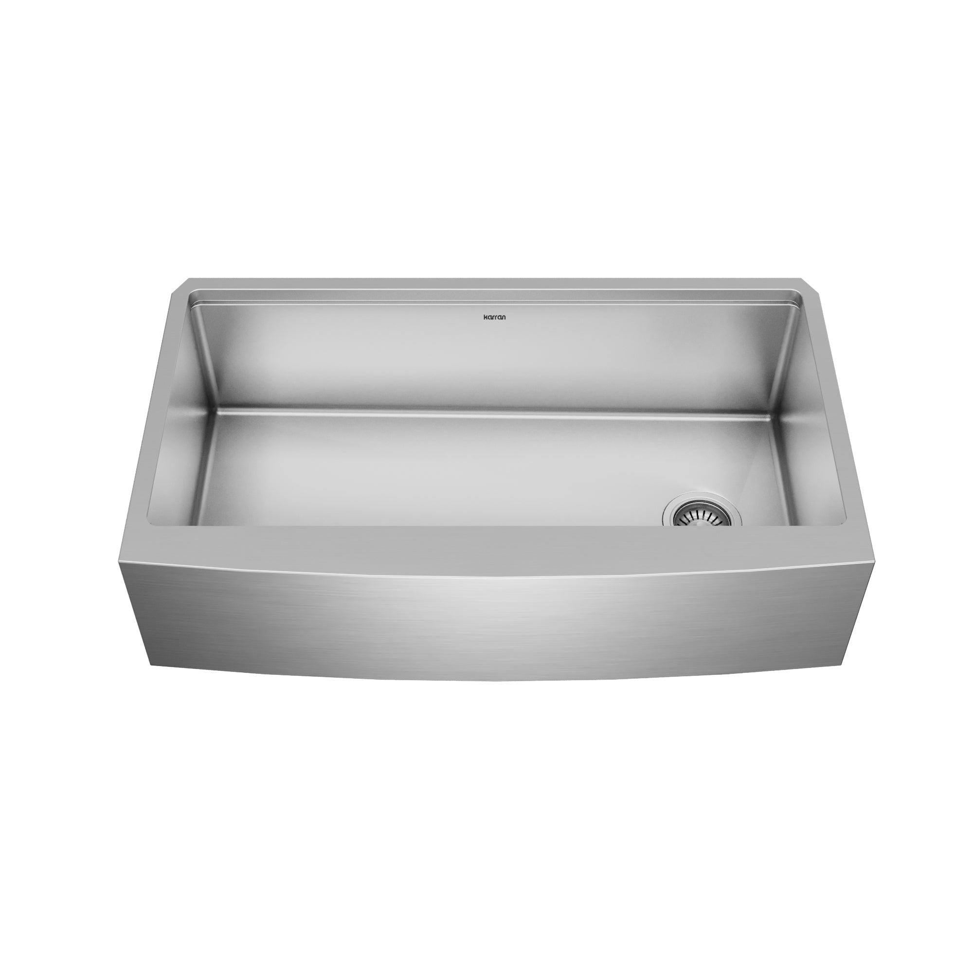 Alternative View of Karran Elite Workstation 36" Stainless Steel Workstation Farmhouse Sink with Accessories, 16 Gauge, WSA-46-PK1