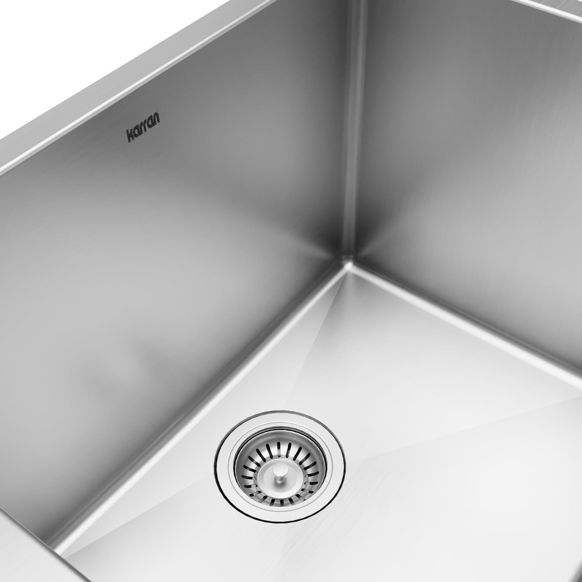 Alternative View of Karran Elite 23" Undermount Stainless Steel Kitchen Sink with Accessories, 16 Gauge, EL-74-PK1
