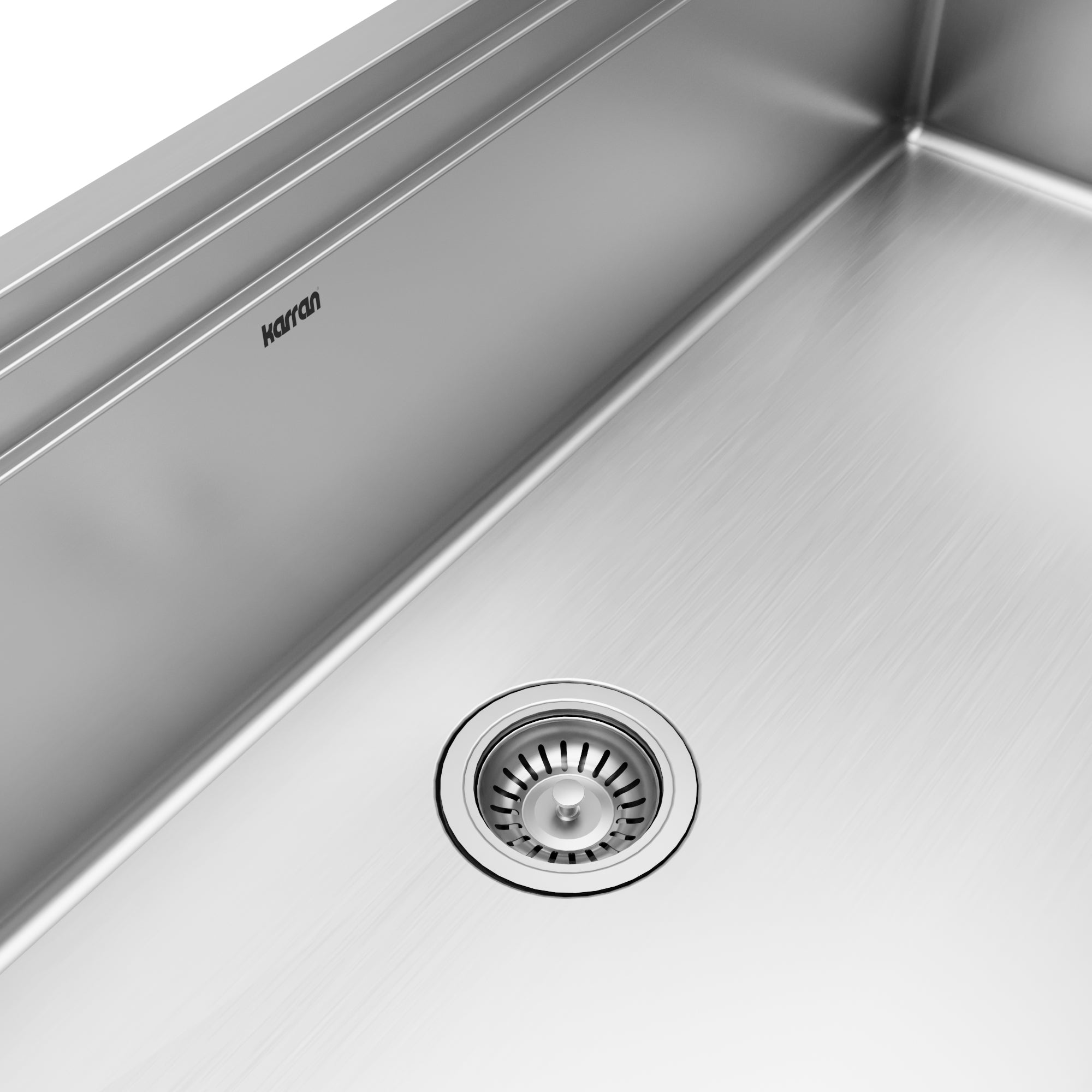 Alternative View of Karran Elite Workstation 45" Undermount Stainless Steel Workstation Kitchen Sink with Accessories, 16 Gauge, WS-90-PK1