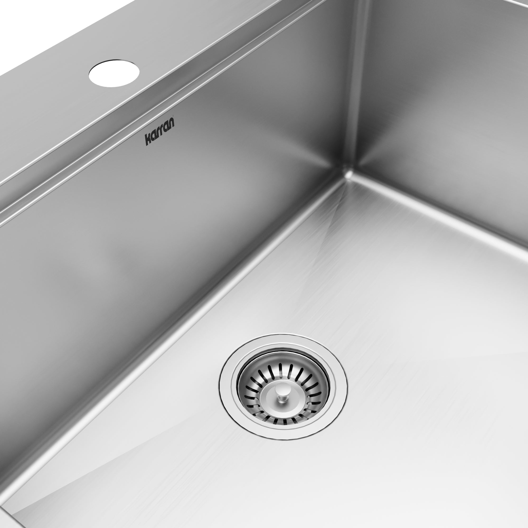 Alternative View of Karran Elite Workstation 25" Drop In/Topmount Stainless Steel Workstation Kitchen Sink with Accessories, 16 Gauge, WST-20-PK1