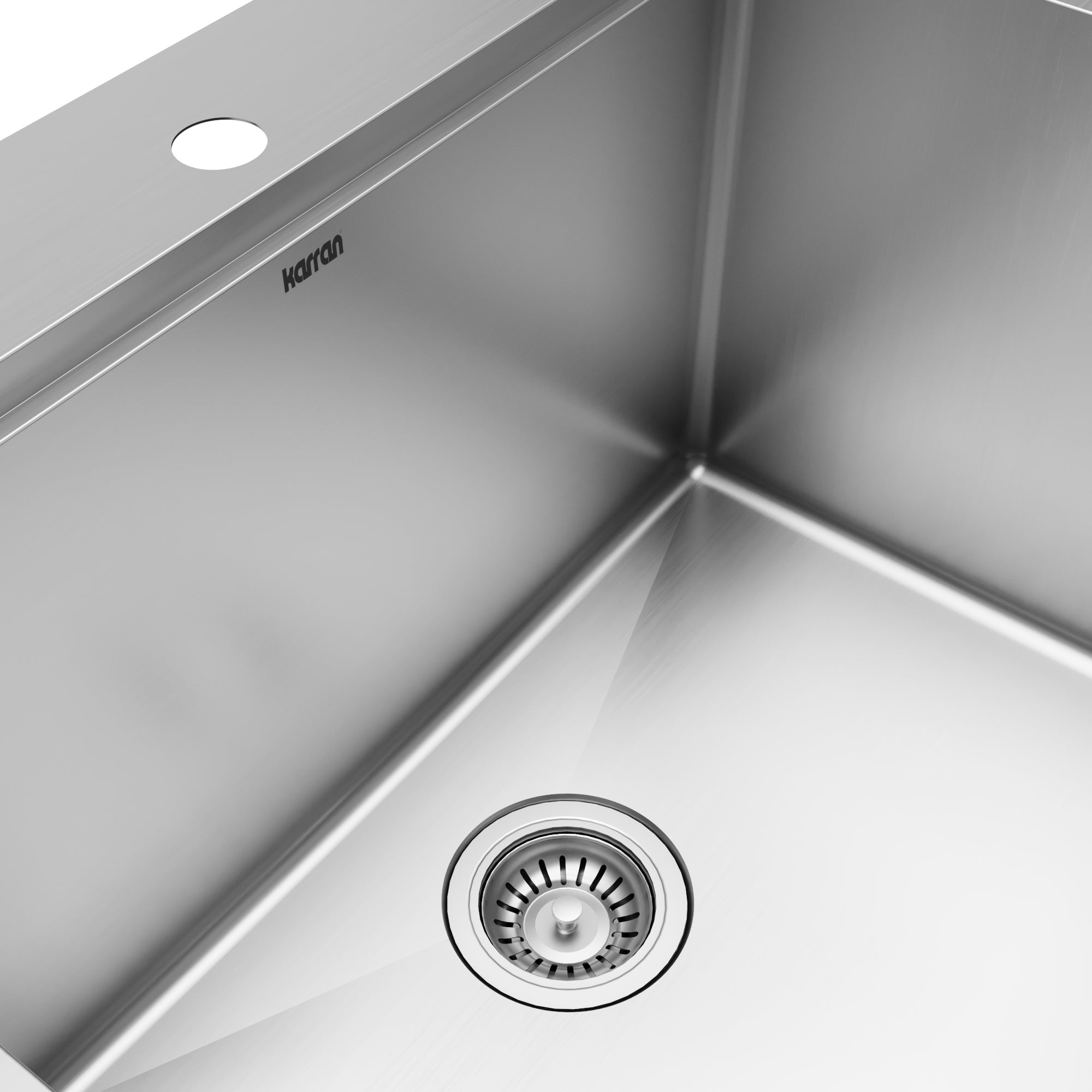 Alternative View of Karran Elite Workstation 25" Drop In/Topmount Stainless Steel Workstation Kitchen Sink with Accessories, 16 Gauge, WST-22-PK1