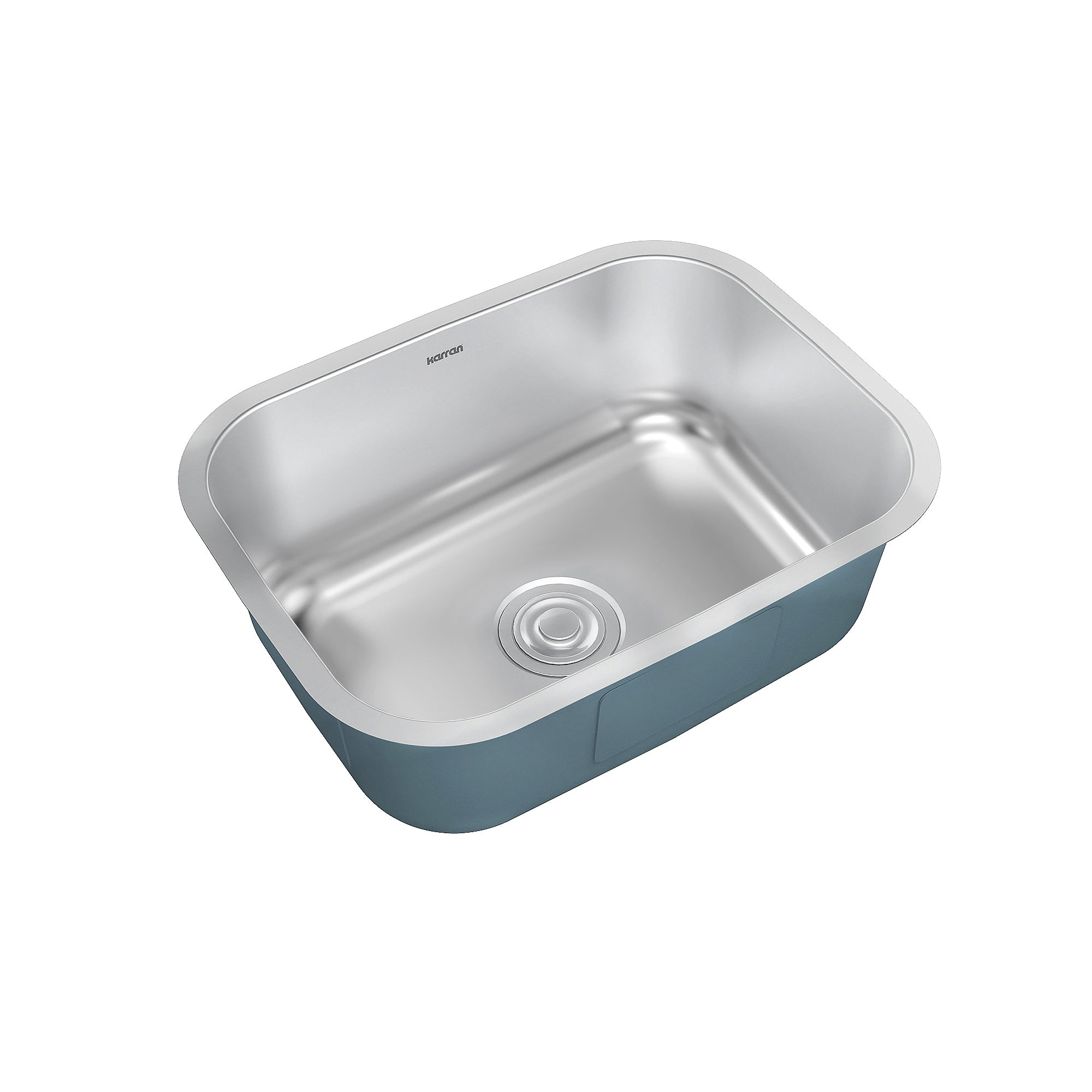 Karran Profile 23" Undermount Stainless Steel Kitchen Sink with Accessories, 18 Gauge, PRU37-PK1