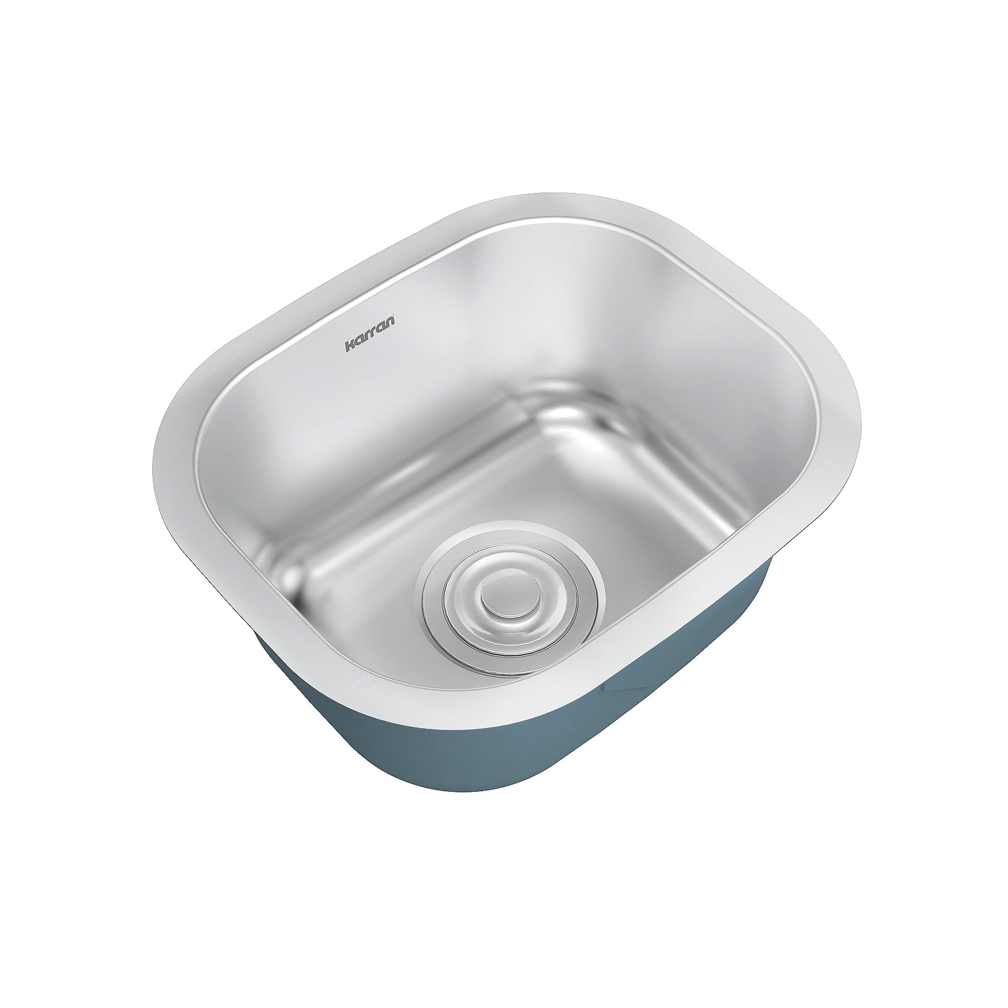 Karran Profile 15" Undermount Stainless Steel Kitchen Sink with Accessories, 18 Gauge, PRU39-PK1