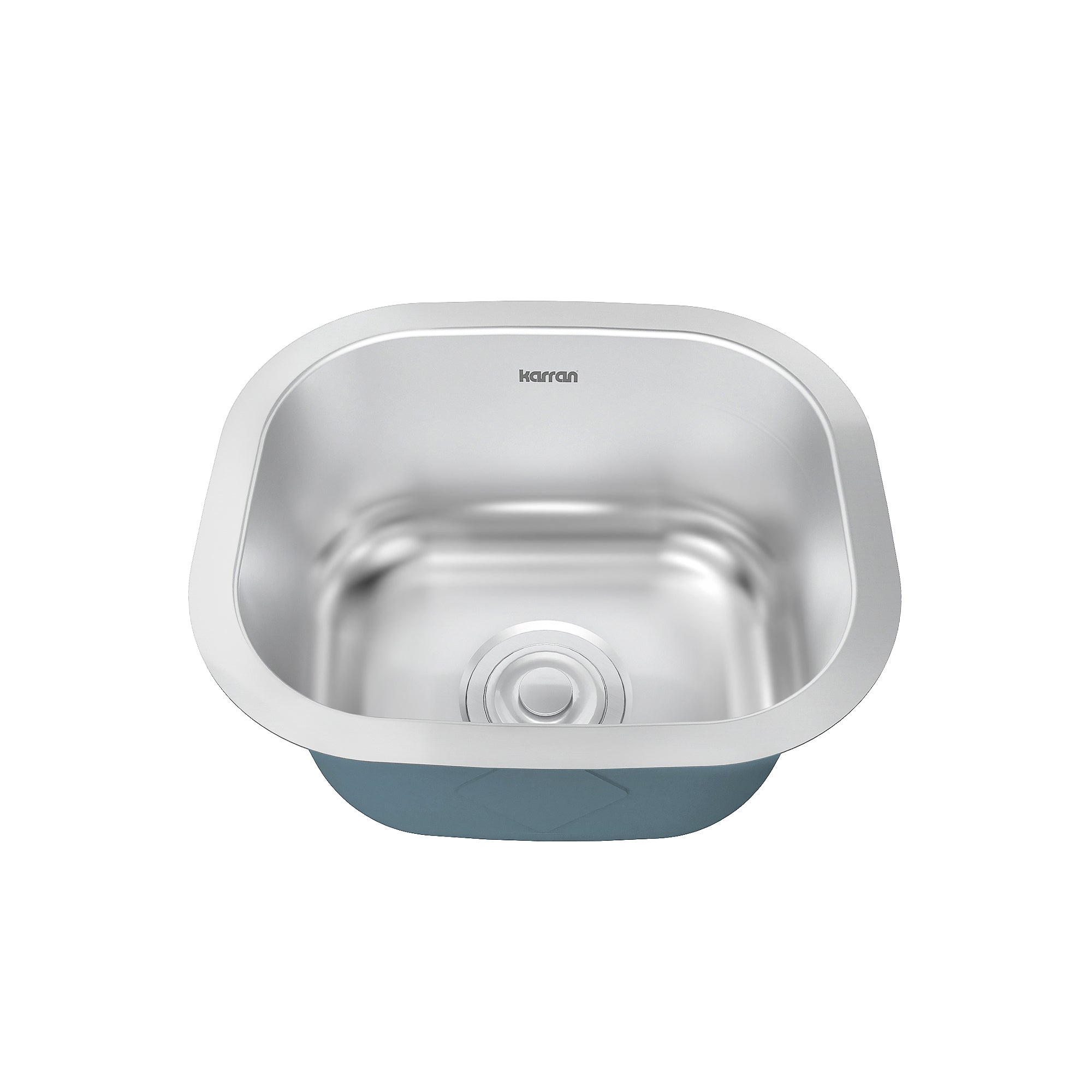 Karran Profile 15" Undermount Stainless Steel Kitchen Sink with Accessories, 18 Gauge, PRU39-PK1