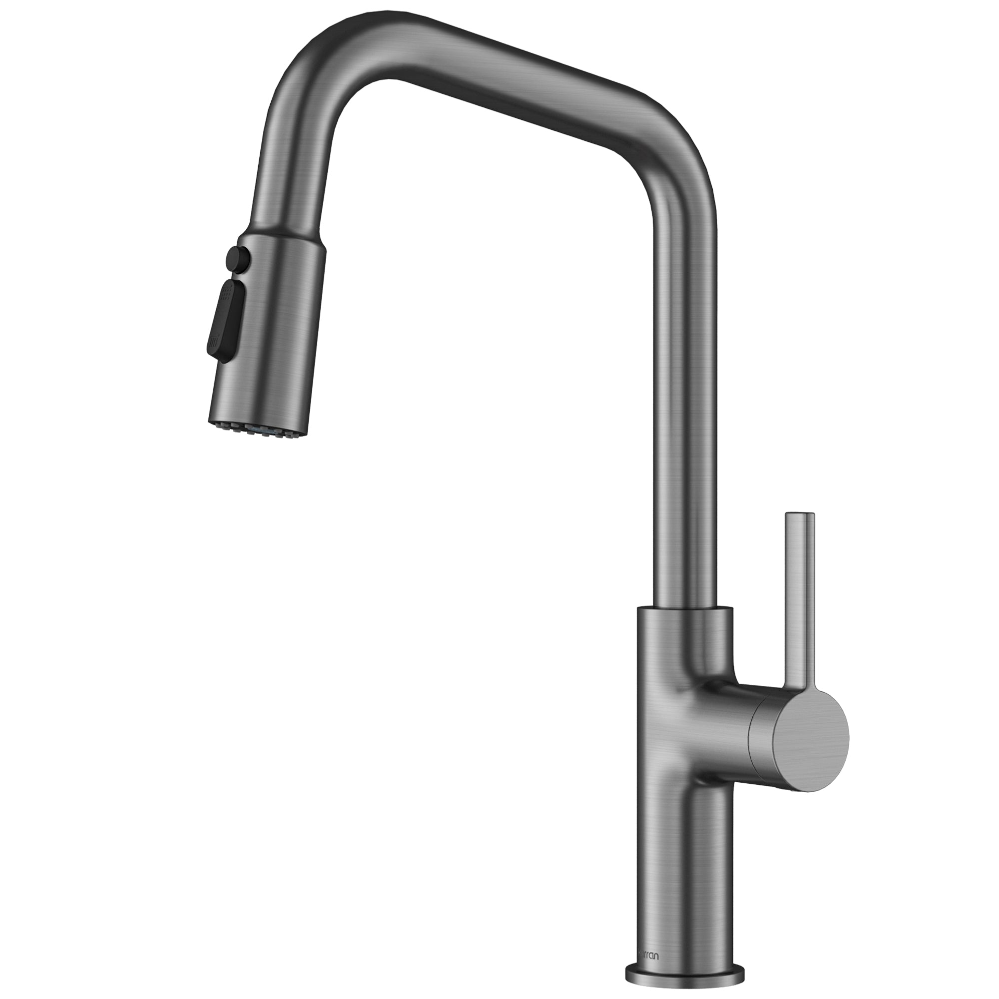 Karran Stalbridge 1.8 GPM Single Lever Lead-free Brass ADA Kitchen Faucet, Pull-Down, Spot-Free Gunmetal Grey, KKF710SFGG