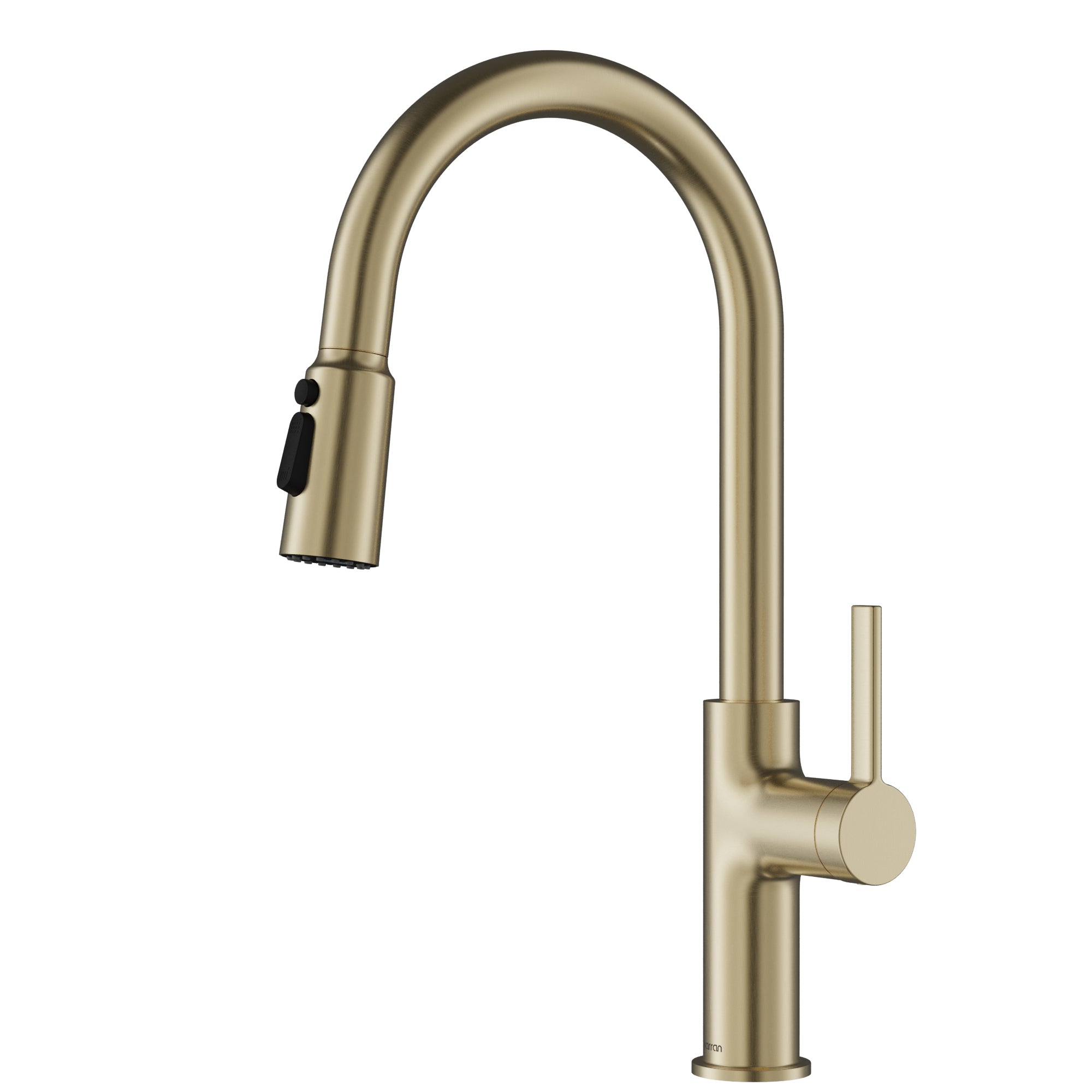 Karran Stalbridge 1.8 GPM Single Lever Lead-free Brass ADA Kitchen Faucet, Pull-Down, Spot-Free Champagne Bronze, KKF720SFCB