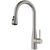 Karran Faraday 1.8 GPM Single Lever Lead-free Brass ADA Kitchen Faucet, Pull-Down, Spot Free Stainless Steel, KKF750SFSS