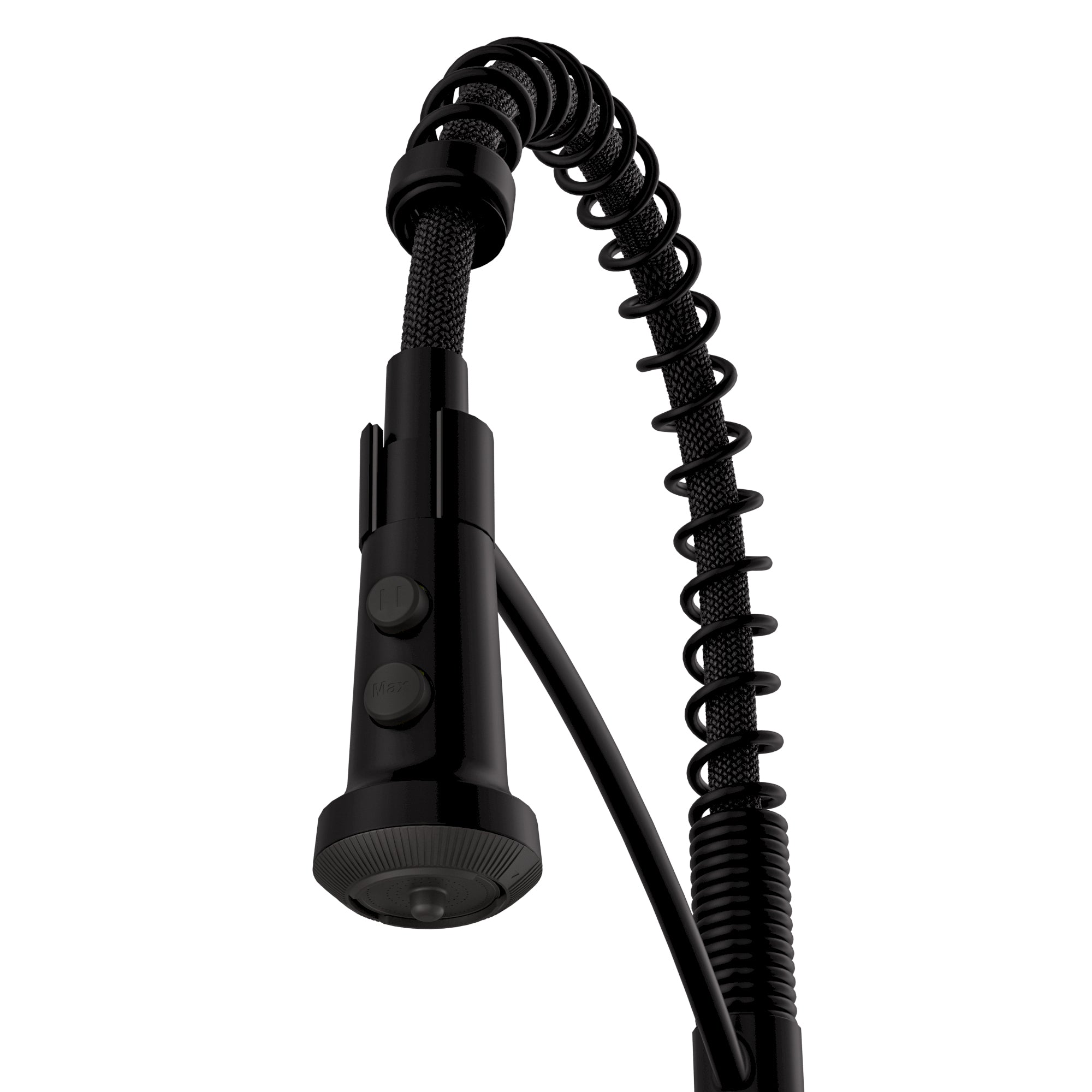 Karran Scottsdale 1.8 GPM Single Lever Lead-free Brass ADA Kitchen Faucet, Pull-Down, Matte Black, KKF740MB