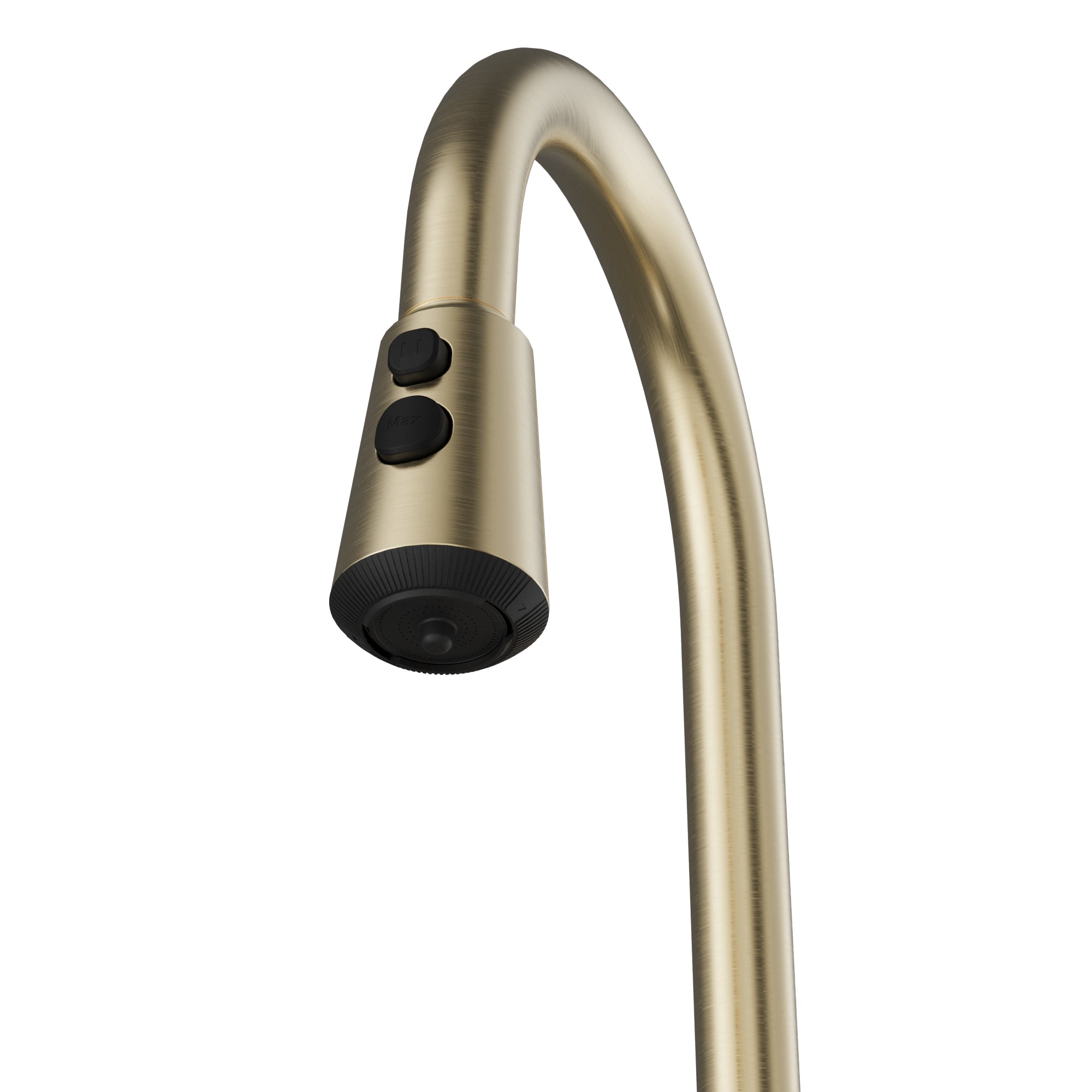 Karran Elmsworth 1.8 GPM Single Lever Lead-free Brass ADA Kitchen Faucet, Pull-Down, Spot-Free Champagne Bronze, KKF760SFCB