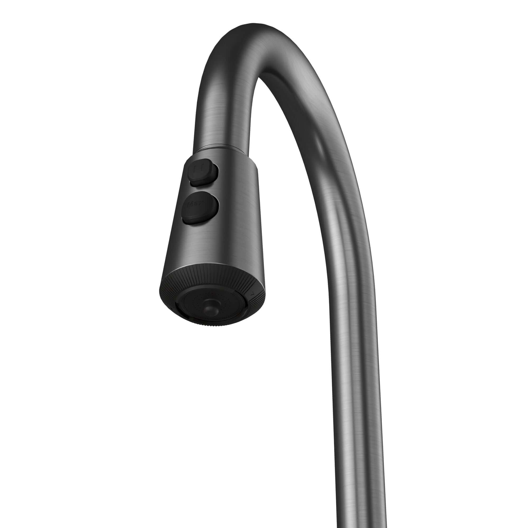 Alternative View of Karran Elmsworth 1.8 GPM Single Lever Lead-free Brass ADA Kitchen Faucet, Pull-Down, Spot-Free Gunmetal Grey, KKF760SFGG