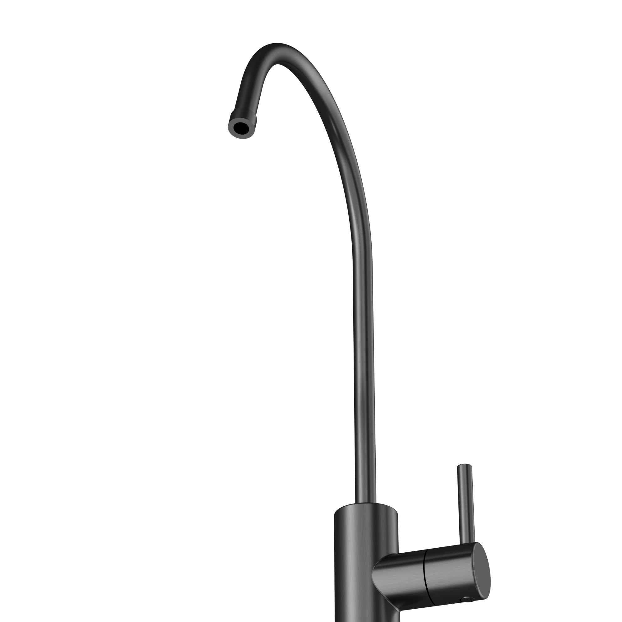 Karran Kestrel 1 GPM Single Lever Lead-free Brass ADA Beverage Faucet, Spot-Free Gunmetal Grey, KKF800SFGG