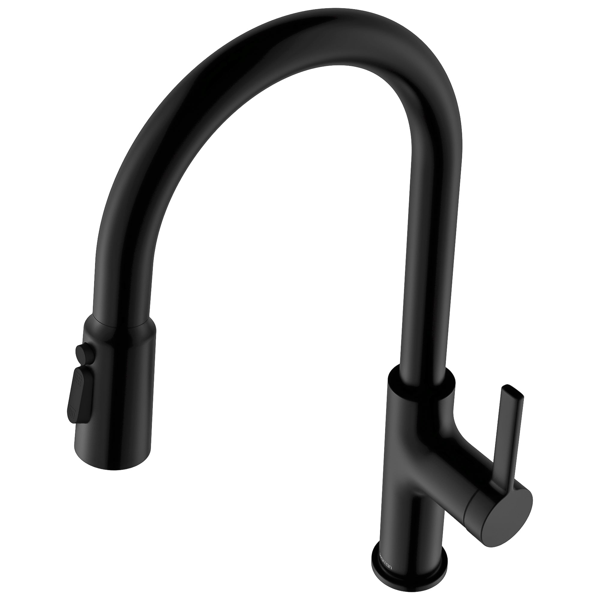 Karran Stalbridge 1.8 GPM Single Lever Lead-free Brass ADA Kitchen Faucet, Pull-Down, Matte Black, KKF720MB