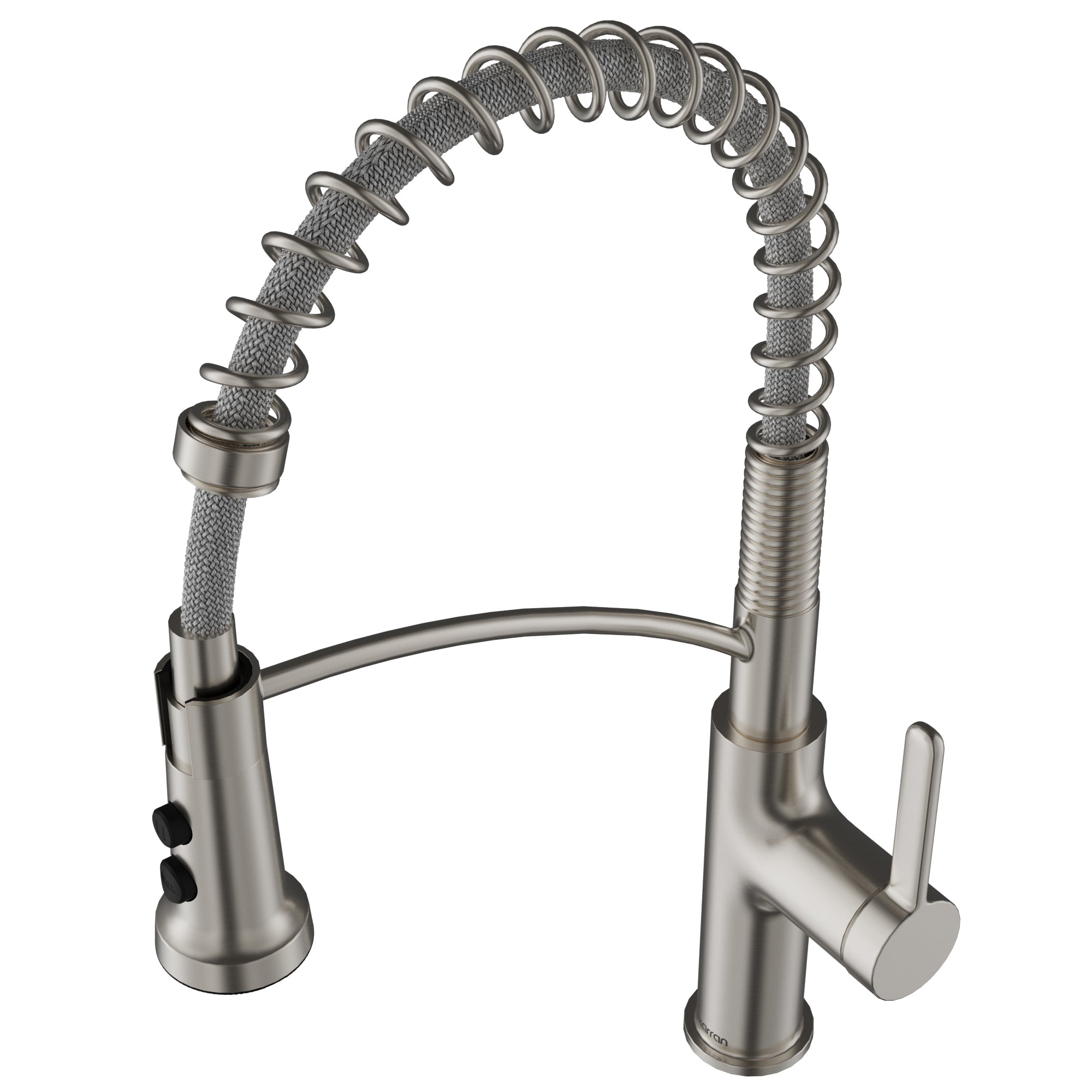 Karran Scottsdale 1.8 GPM Single Lever Lead-free Brass ADA Kitchen Faucet, Pull-Down, Spot Free Stainless Steel, KKF740SFSS