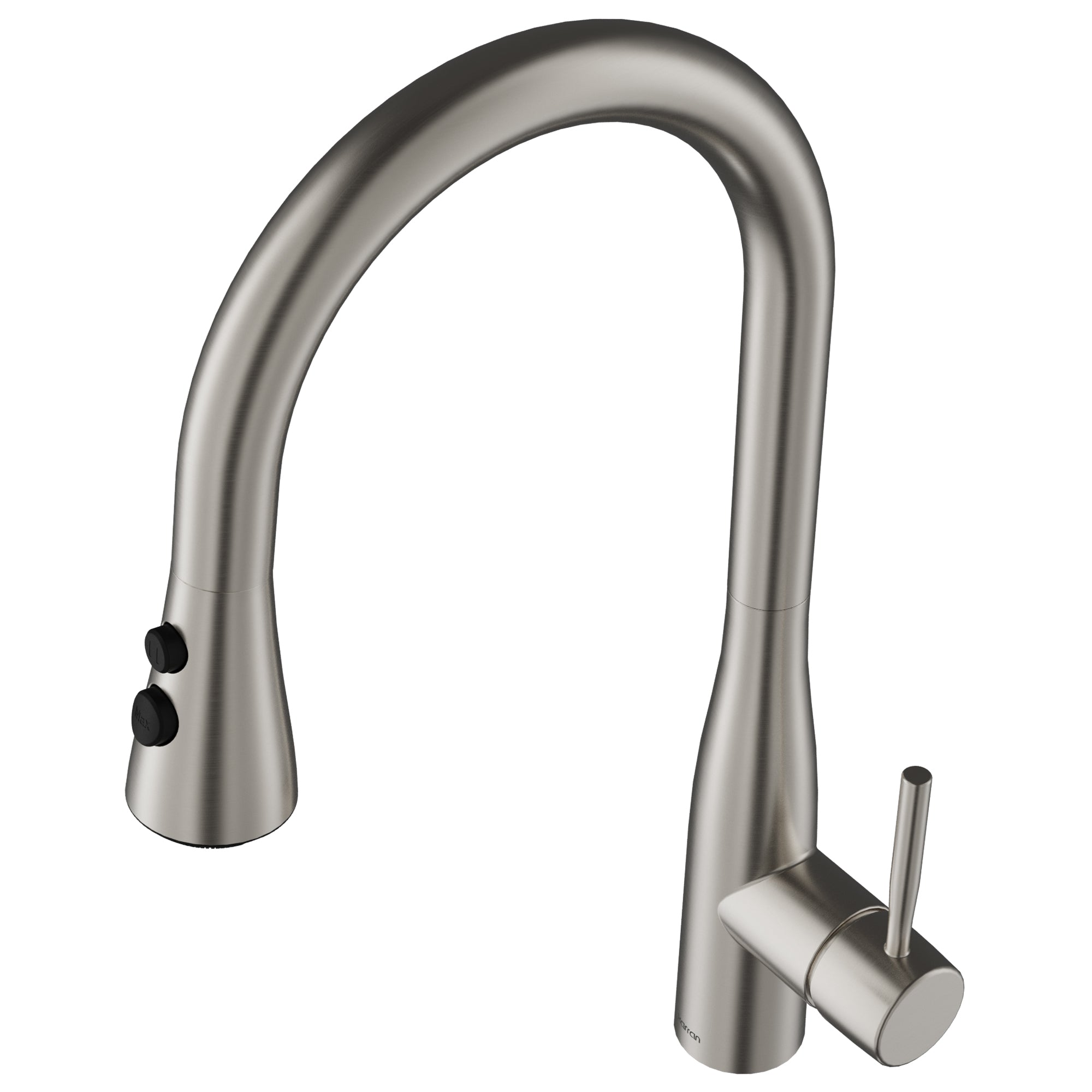 Karran Faraday 1.8 GPM Single Lever Lead-free Brass ADA Kitchen Faucet, Pull-Down, Spot Free Stainless Steel, KKF750SFSS