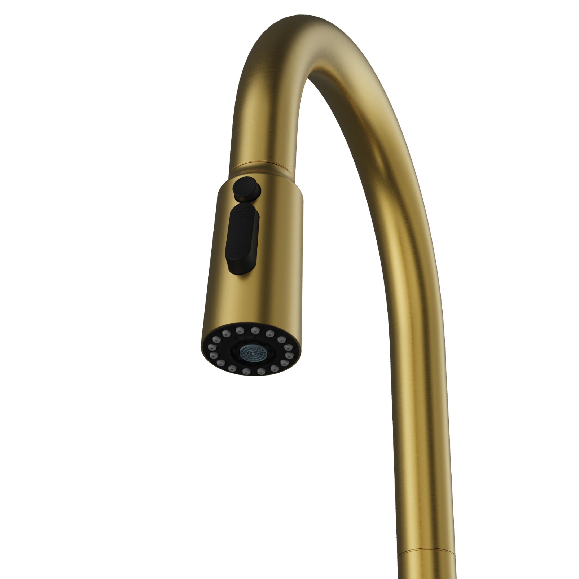 Karran Faraday 1.8 GPM Single Lever Lead-free Brass ADA Kitchen Faucet, Pull-Down, Spot-Free Brushed Gold, KKF750SFBG