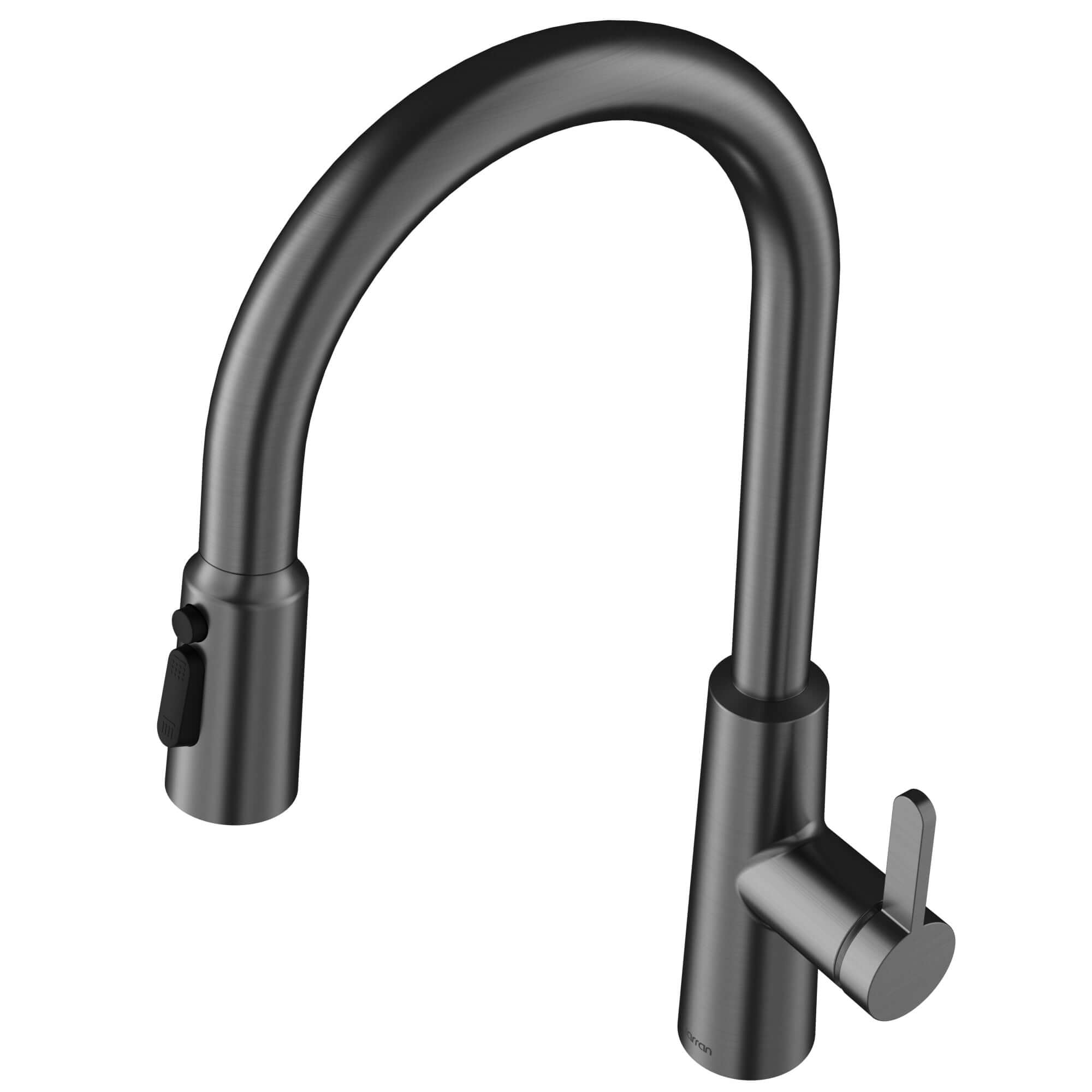 Alternative View of Karran Elmsworth 1.8 GPM Single Lever Lead-free Brass ADA Kitchen Faucet, Pull-Down, Spot-Free Gunmetal Grey, KKF760SFGG