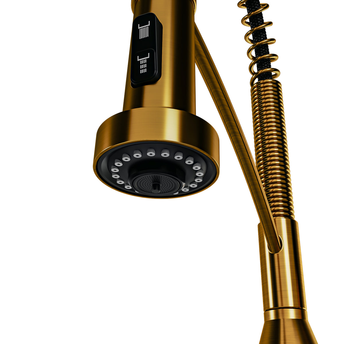 Alternative View of Karran Scottsdale 1.8 GPM Single Lever Handle Lead-free Brass ADA Kitchen Faucet, Pull-Down Kitchen, Gold, KKF210G