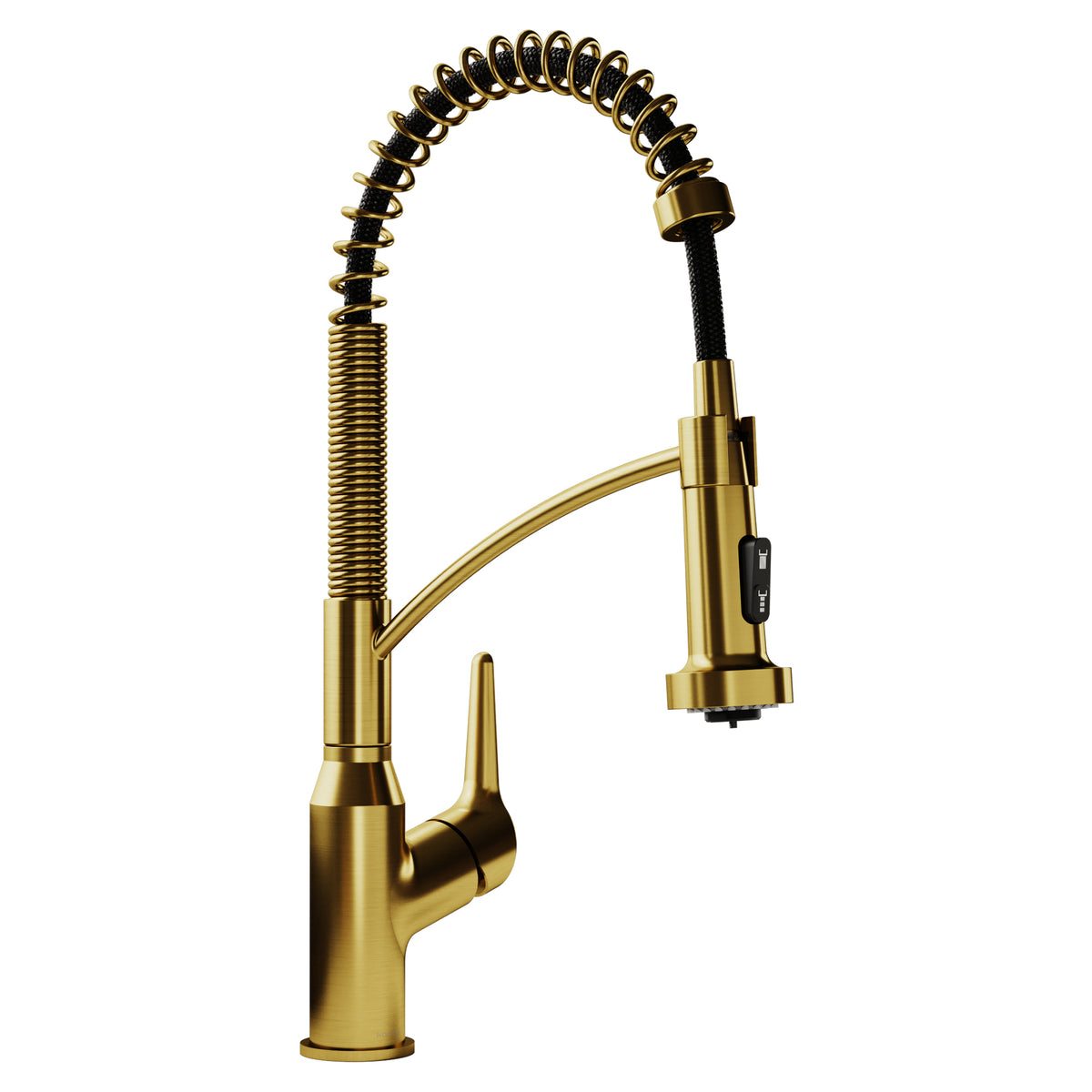 Alternative View of Karran Scottsdale 1.8 GPM Single Lever Handle Lead-free Brass ADA Kitchen Faucet, Pull-Down Kitchen, Gold, KKF210G