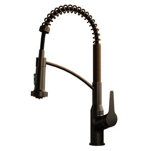 Main Image of Karran Scottsdale 1.8 GPM Single Lever Handle Lead-free Brass ADA Kitchen Faucet, Pull-Down Kitchen, Oil Rubbed Bronze, KKF210ORB