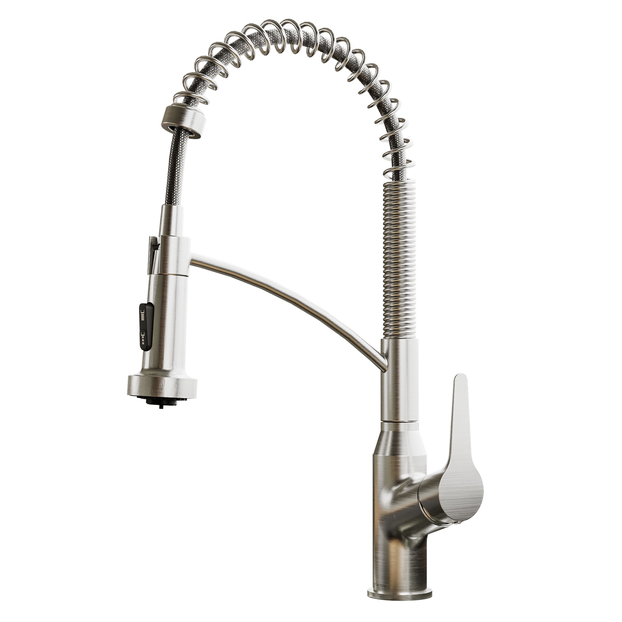 Main Image of Karran Scottsdale Single Lever Handle Lead-free Brass ADA Kitchen Faucet, Pull Down, Stainless Steel, KKF210SS
