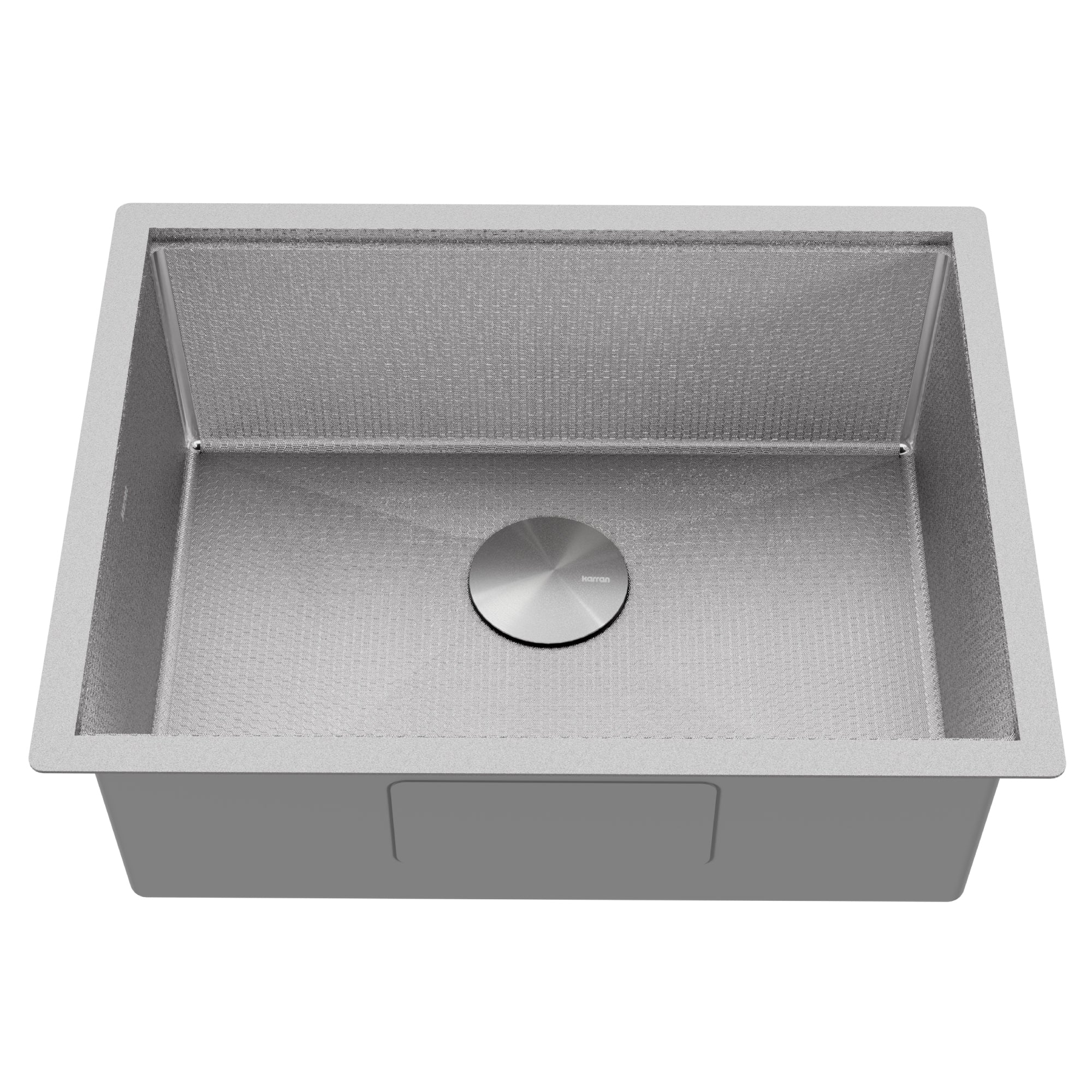 Karran Matrix 24" Undermount Stainless Steel Workstation Kitchen Sink with Accessories, 16 Gauge, HSU2419SBSS