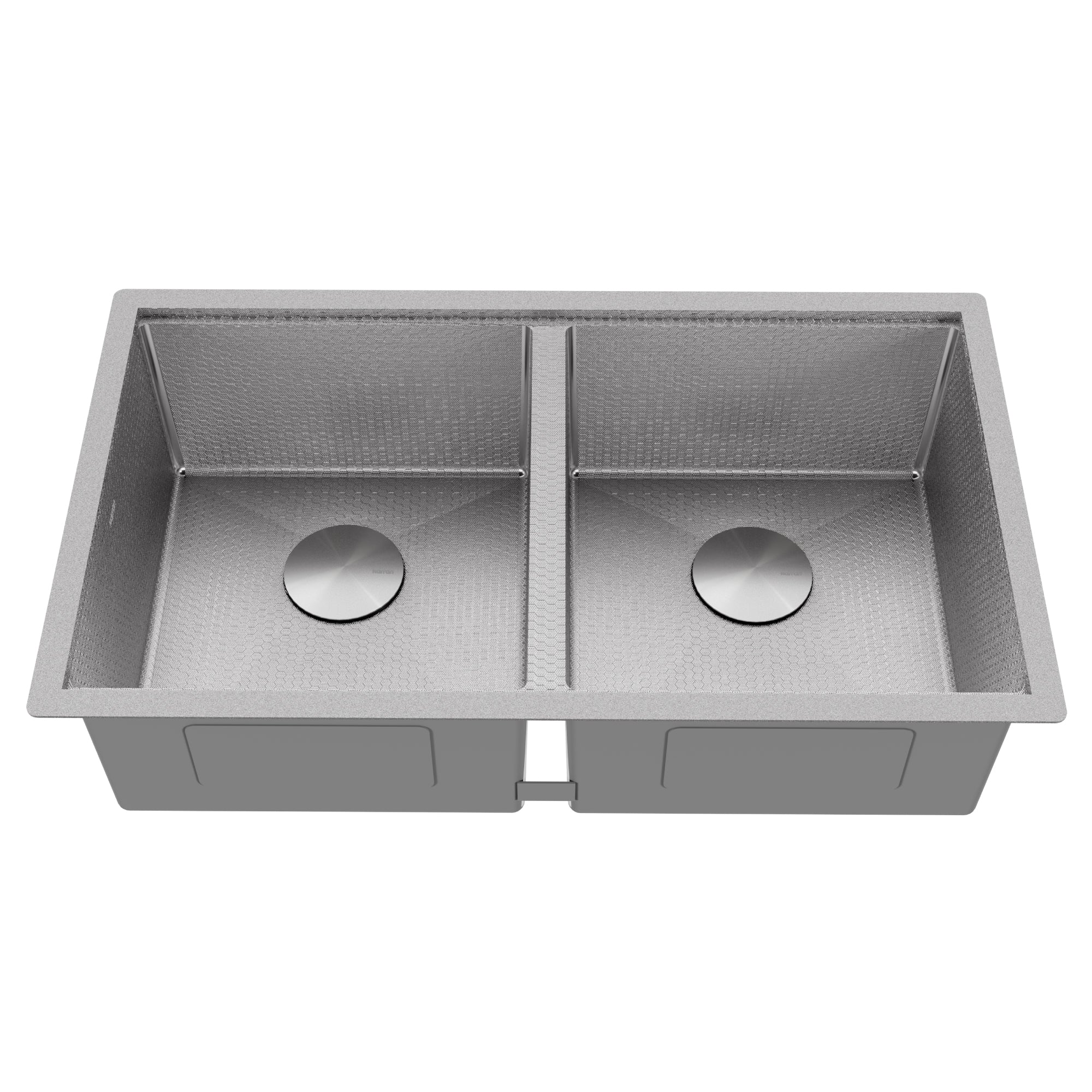 Karran Matrix 32" Undermount Stainless Steel Workstation Kitchen Sink with Accessories, 50/50 Double Bowl, 16 Gauge, HSU3219DBSS