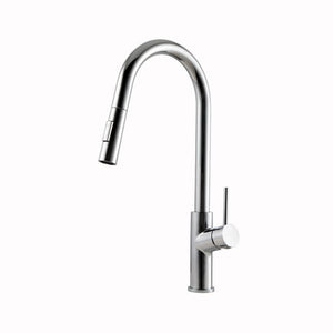 Alternate Image for Houzer 1.75 GPM Kevali Series Polished Chrome Single Handle Pull-Down Kitchen Faucet - Brass, KEV-151-PC